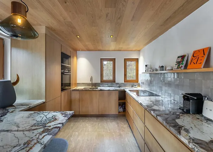 Moderne Et Spacieux A Megeve, 5 Chambres, Jacuzzi, Salle Tv, Proche Centre Et Remontee Mecanique - Fr-1-569-119 샬레