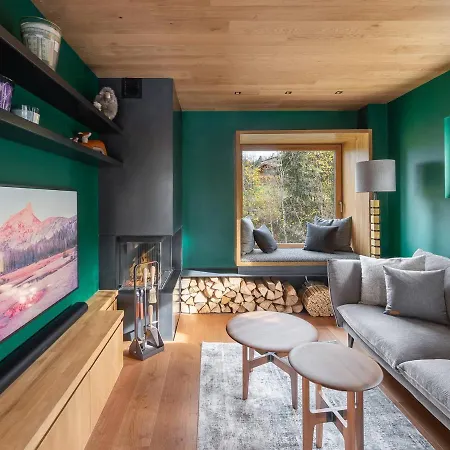Moderne Et Spacieux A Megeve, 5 Chambres, Jacuzzi, Salle Tv, Proche Centre Et Remontee Mecanique - Fr-1-569-119 בקתה